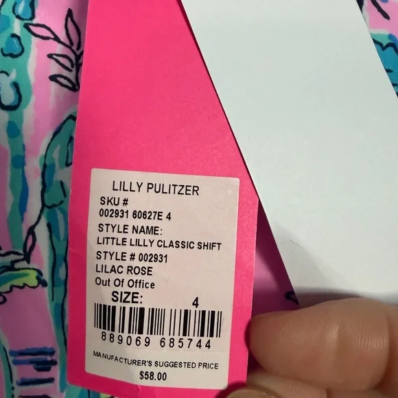 Lilly Pulitzer Lilac Rose Shift Dress - Picture 2 of 2